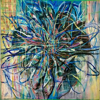 Unexpected, 2022, Oil on canvas, 48x48