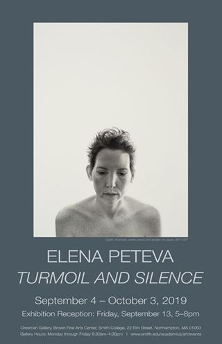 Elena Peteva: Turmoil and Silence exhibition announcement