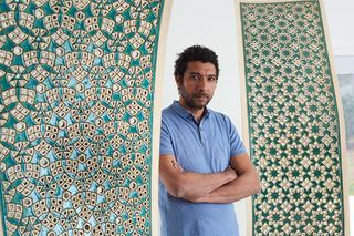 Artist Ibrahim Said and his work