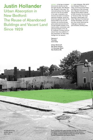 Lecture: Creative Economy Justin Hollander 