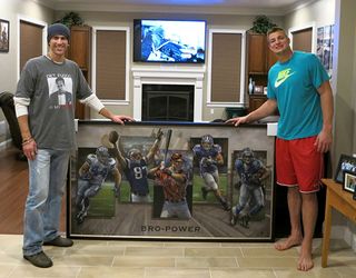 Brian Fox and Rob Gronkowski