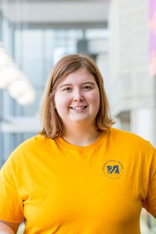 Charlton College of Business student ambassador Sarah Riecke