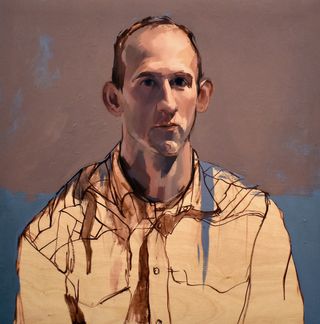 Portrait painting by Allen TenBusschen
