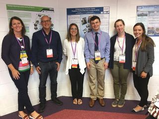 Maryellen Brisbois, Helder Rocha Pereira, students in Bridging the Atlantic projec