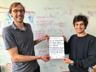 Richard Stein, left, Dana-Farber Cancer Institute, and Vanni Bucci published a method to predict the success of probiotics for the treatment of autoimmune diseases and cancer.