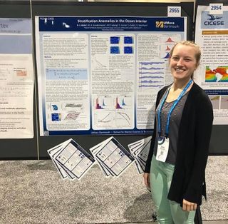 Bailey Avila is pursuing her PhD in marine science at SMAST