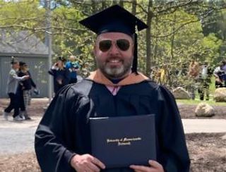 Steven Giesta at Commencement