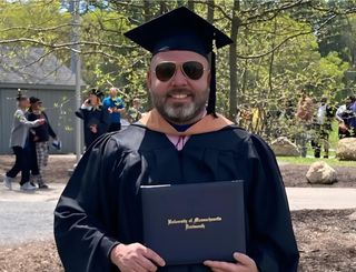 Steven Giesta at Commencement
