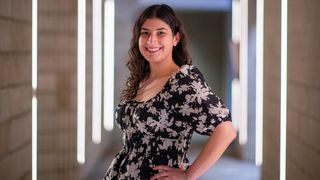 Mechanical engineering major Alexis Medeiros '25