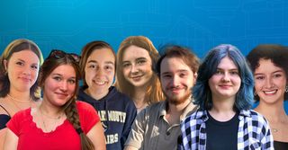 Anna Burke '29, Hannah Abrams '29, Hayley Mimoso '29, Amelia Breese '29, Jacob Rocha '29, Kylie Monteforte '29, Whitney Berger '29