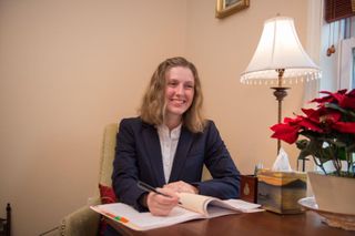 Rachel Allen at work