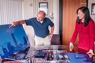 John Berg and Chancellor Grossman