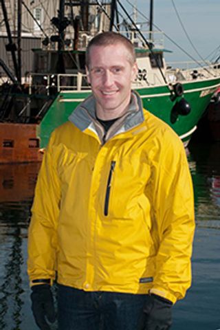 Chad McGuire at the New Bedford waterfront