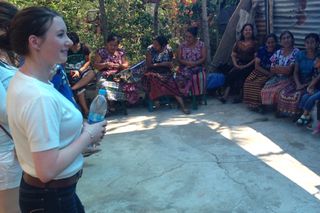 Julia Rayberg in San Juan la Laguna, Guatemala