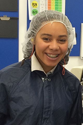 Semirah Dolan during internship