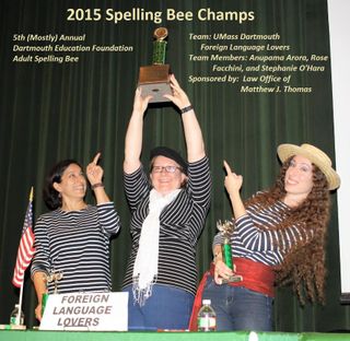 Dartmouth Education Foundation Spelling Bee Champions 2016, Foreign Language Lovers