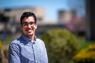 UMassD student Kyle Furtado