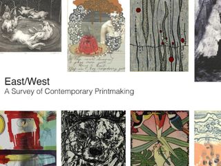 East/West: A Survey of Contemporary Printmaking postcard