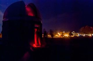 Observatory at night