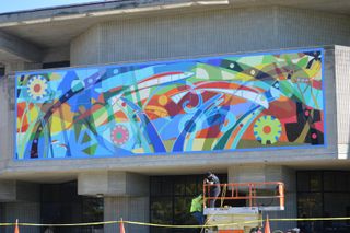 Mural coming together