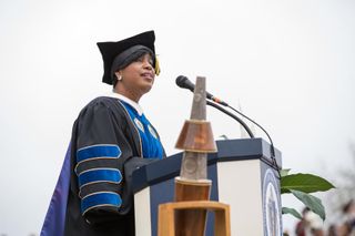Speaker at commencement