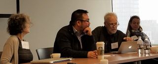 UMass Interdisciplinary Legal Studies Colloquium 2017, Boston: Lisa Maya Knauer, Jeremiah Ho, John Brigham, and Christyne J. Vachon