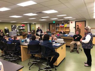 Prof. Ferreira in Lab