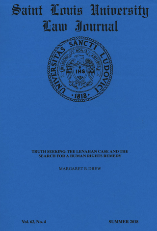 St. Louis Journal Cover