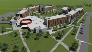 Rendering of new dorms