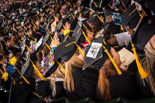 2017 Commencement students