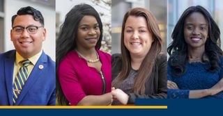 4 student speaker headshots