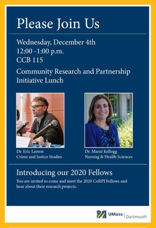 Flyer for Professor meet and greet