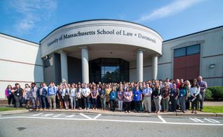 UMass Law Fall 2019 entering students gathered