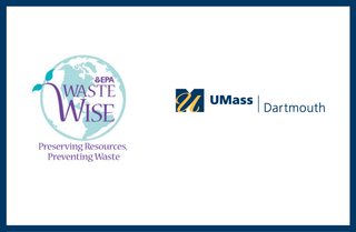 WasteWise and UMassD Logos