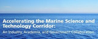 Event banner for blue economy symposium 2019