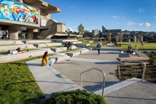 Campus quad during the day