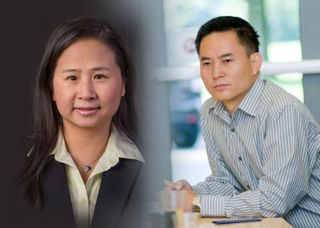 Associate Professors Hua Fang and Honggang Wang