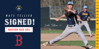 UMassD Baseball play Nate Tellier