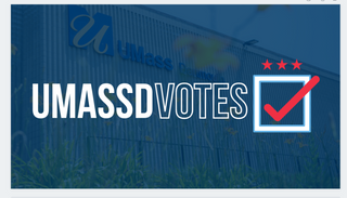 UmassD votes logo