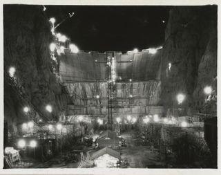 Hoover Dam being contructed