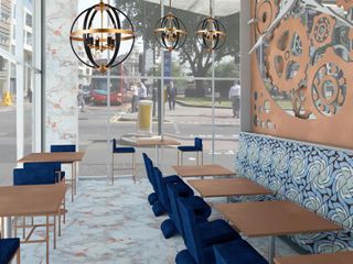 Student design concept of coffee shop