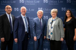 UMass Officials posing