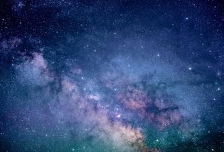 View of night sky