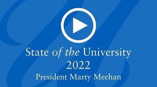 Meehan State of the University 2022 logo