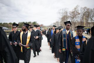 Commencement 2022 Walking