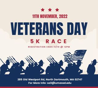 Veteran Day 5K poster