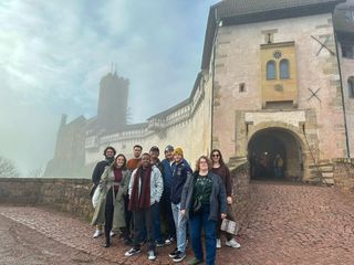 Model U.N. students pictured in Germany
