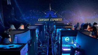 The Corsair Esports gaming space