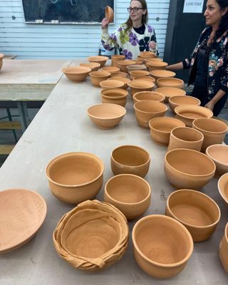 One-of-a-kind handmade bowls for Empty Bowls fundraiser in New Bedford