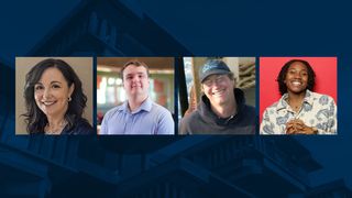 4 headshots of the award winners